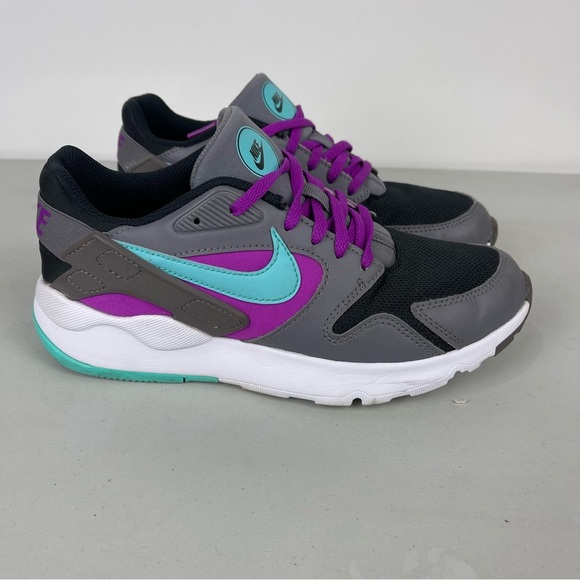 Nike LD Victory Low Top Sneakers Gunsmoke Grey Purple AT5604-006 Youth Size 6.5Y - Picture 7 of 8